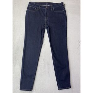 J.Crew Mid Rise Skinny Jeans Women's Tag 31 Measured 33x27 Dark Wash Stretch NWT